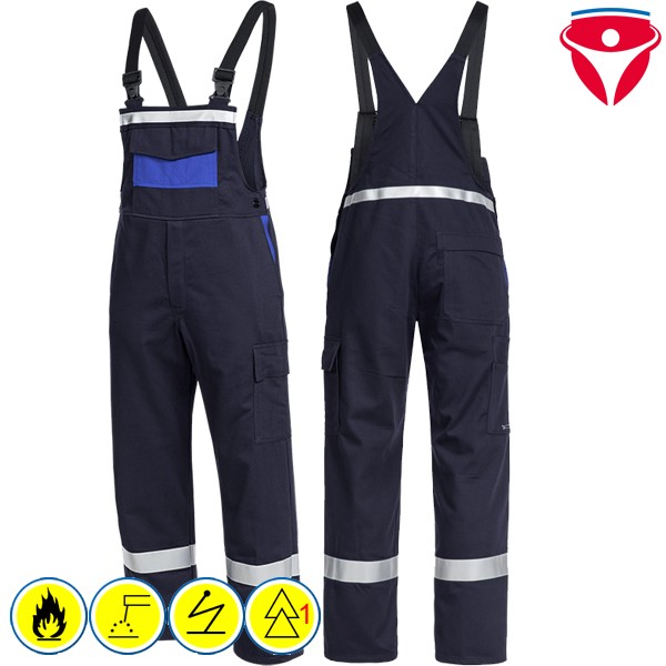 HB FlameSoft Latzhose | 4 kA