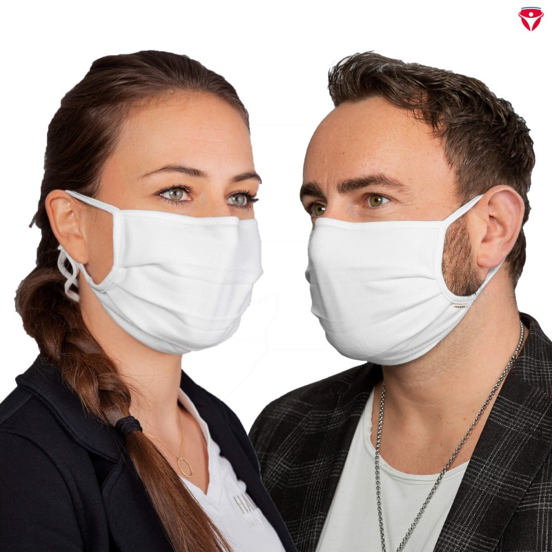 Hakro 2603 Mund-Nasen-Maske Mundschutz aus Mikralinar | 10er Pack