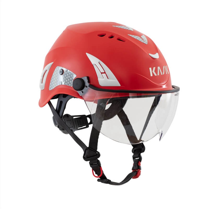 Kask HP VISOR CRI Helm mit Visier und Reflexstreifen WHE00046