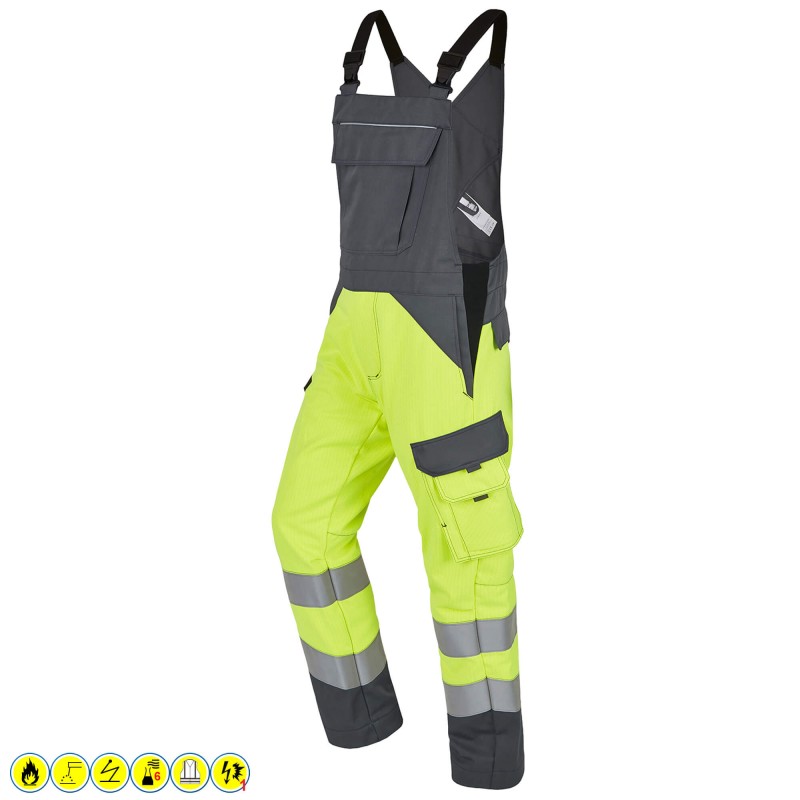 Rofa MultiSeven Warnschutz Latzhose 455 2382