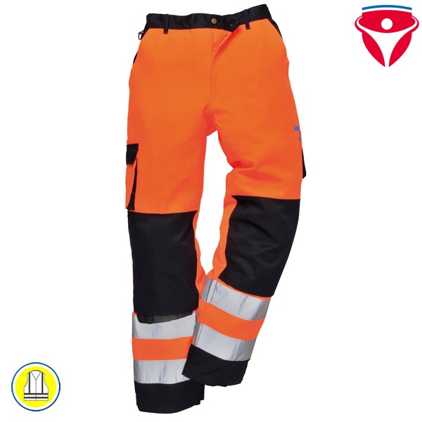 PortWest TX51 günstige Warnschutzhose Lyon