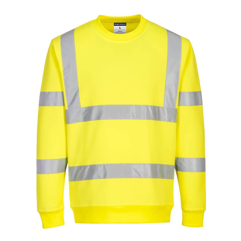 PortWest EC13 ECO SLIM FIT Warnschutz Sweat Shirt nachhaltig