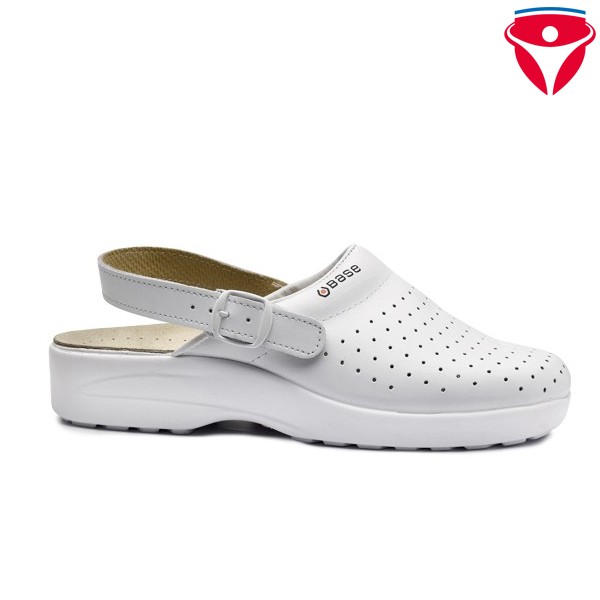 Base Xeno Food Clog B0551 mit Fersenriemen