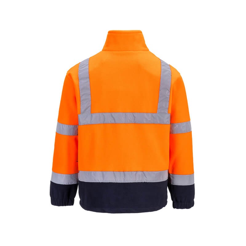 PortWest F301 günstige Warnschutz Fleecejacke zweifarbig