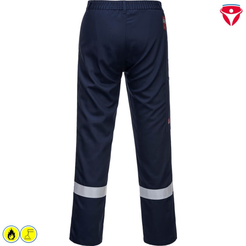 PortWest BZ14 BizWeld IONA Schweisser Bundhose mit Reflexstreifen