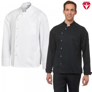 Leiber Kochjacke 12/2753 mit Druckknöpfen