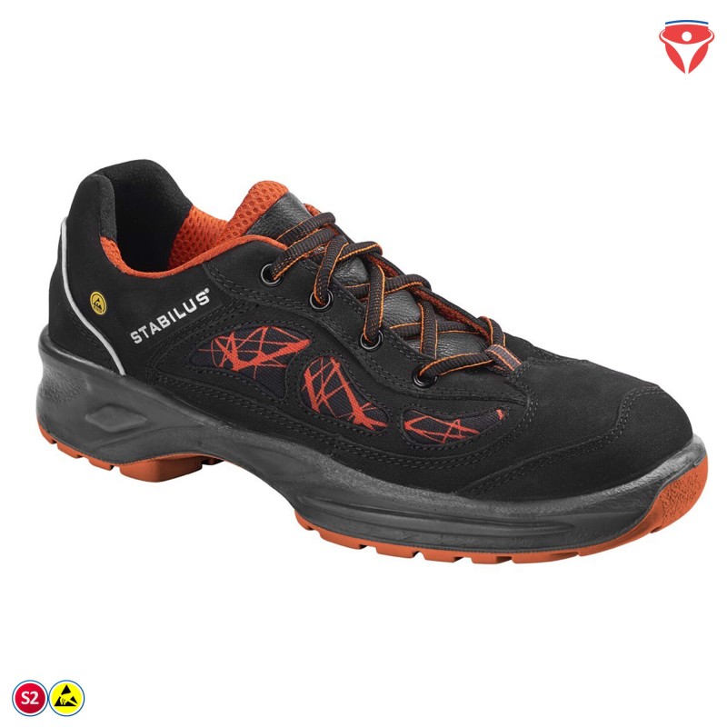 Stabilus Basti Low Orange 2220A S2 Sicherheitsschuh