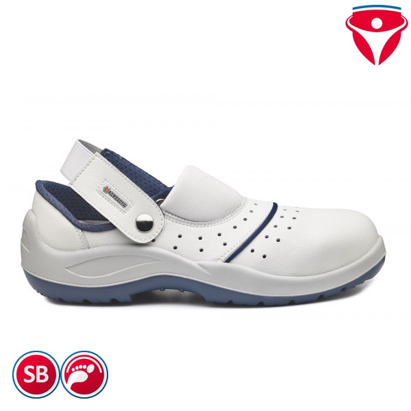 Weisse Sicherheitsclogs Food Bario B0535