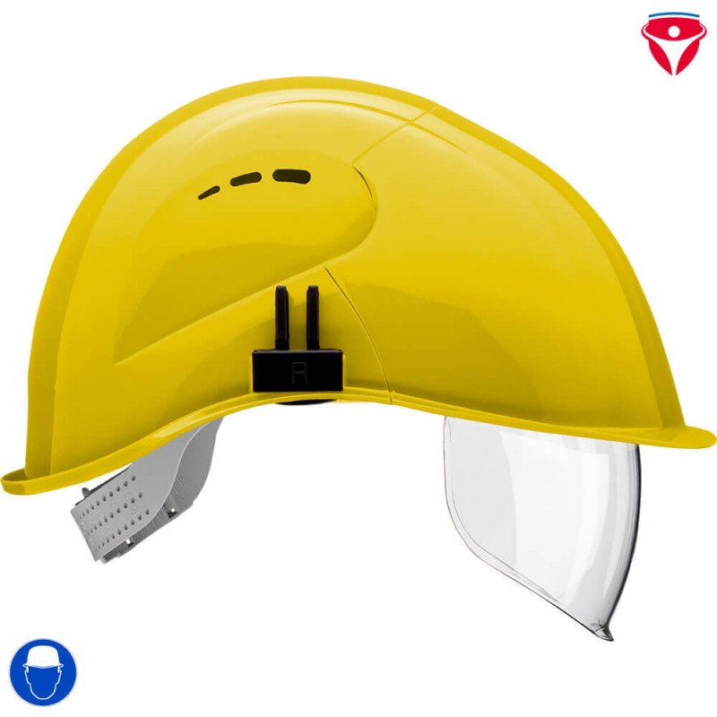 Voss VisorLight Schutzhelm mit integriertem Visier nach EN 166