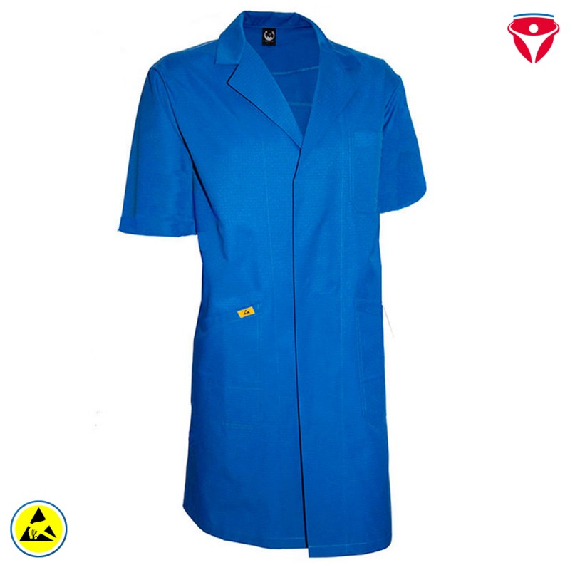 ESD Herren Mantel kurzarm | royalblau