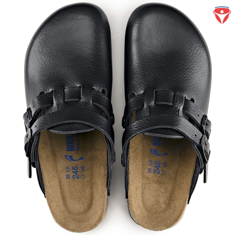 Birkenstock Kay SL Clog Naturleder Arbeitsschuhe | Weichbettung