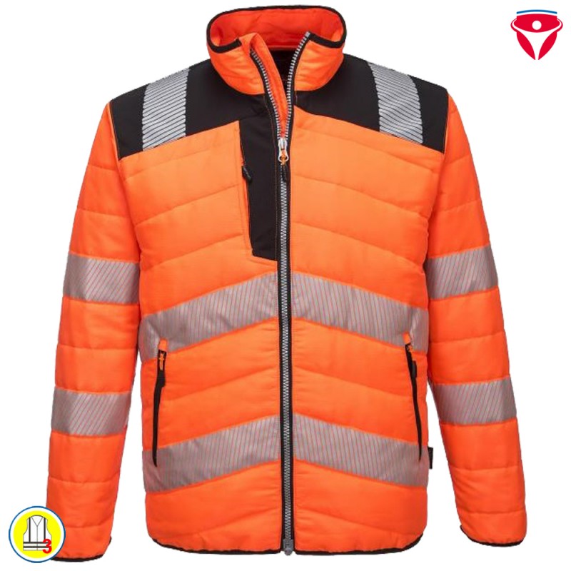PortWest PW371 Warnschutz Steppjacke | Buffle Jacket