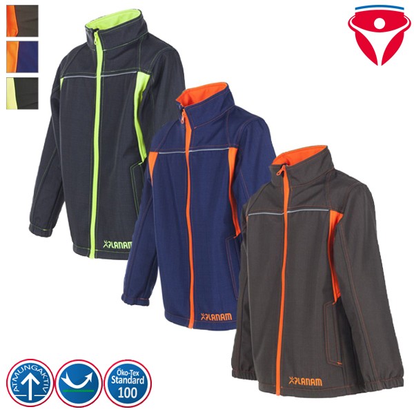 Planam Junior Kinder Softshell Jacke