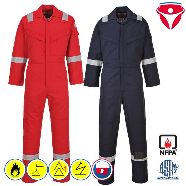 PortWest FR50 BizFlame MultiNorm Overall nach EU und US Norm