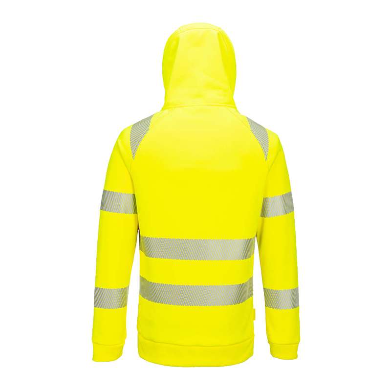 PortWest DX482 Warnschutz Kapuzen Sweat Shirt