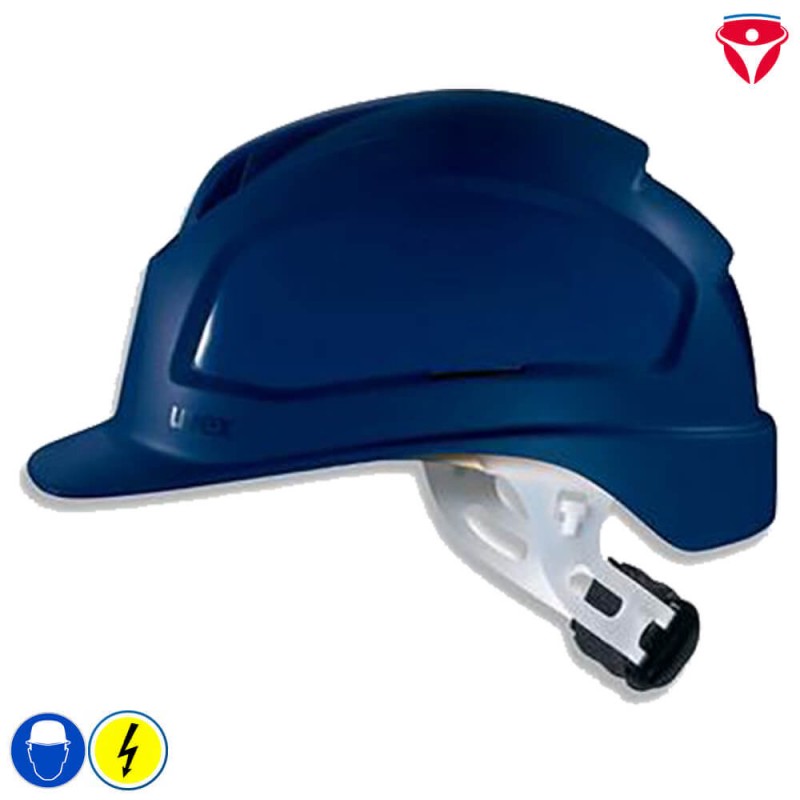 Uvex Elektriker Schutzhelm für Visiere Störlichtbogen Klasse 2