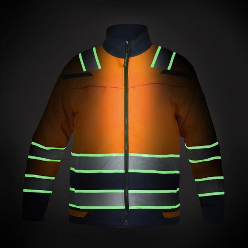 HydroWear INGEN Warnschutz Softshell Jacke Glow in the Dark