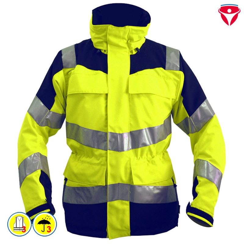 HB Hi-Vision Basic Warnschutz Jacke Klasse 3