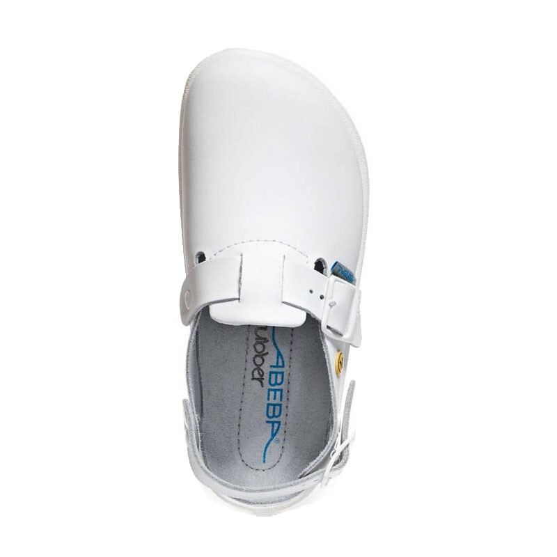 Abeba RUBBER 5100 | Clogs OB ESD, weiß