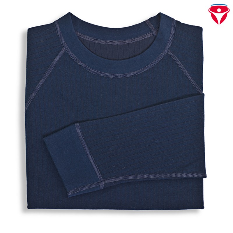 Unterhemd 2-lagig langarm| klimatisierter Kälteschutz