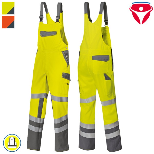 BP 2111 Warnschutz Latzhose Hi-Vis