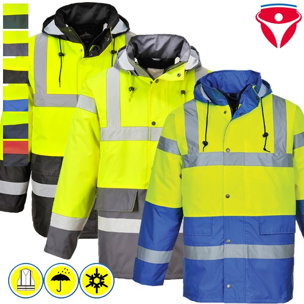 PortWest S466 günstiger Warnschutz Parka