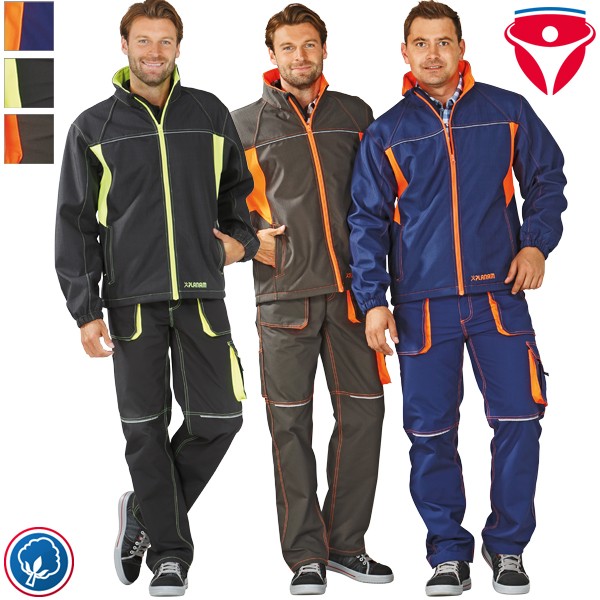 Planam Basalt Neon Softshell Jacke