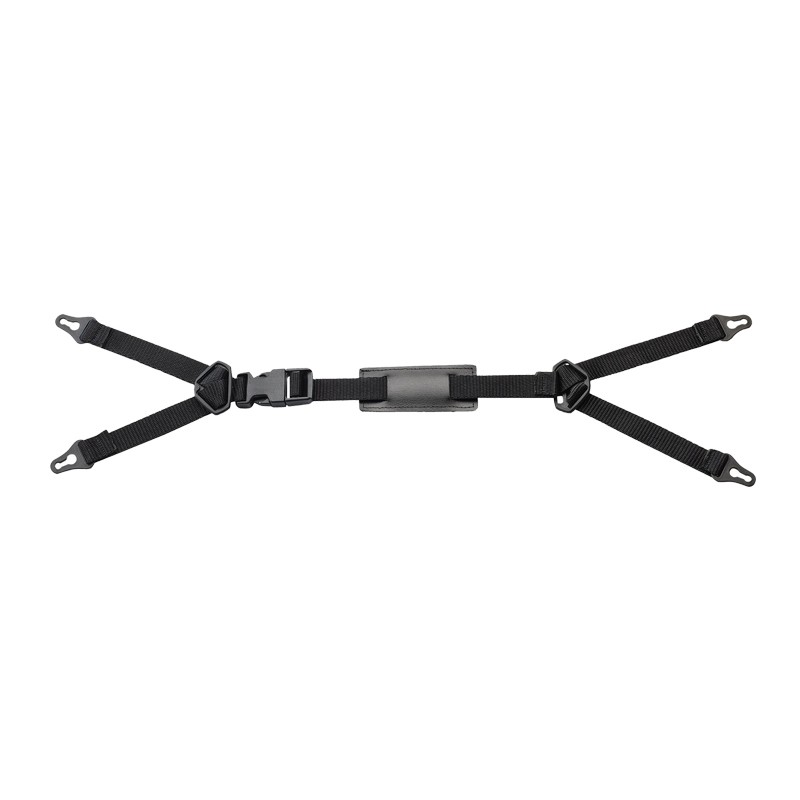 Voss 4-Punkt Gabelkinnriemen mit Schnellverschluss für Schutzhelme