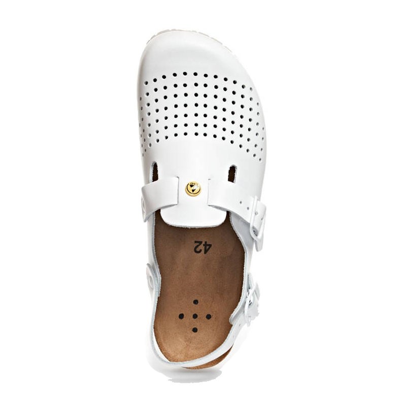 Abeba NATURE 4050 | Sicherheitssandalen OB ESD, weiß