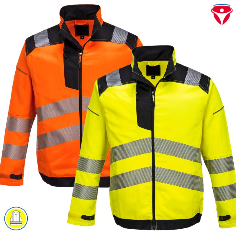 PortWest T500 Vision Warnschutzjacke