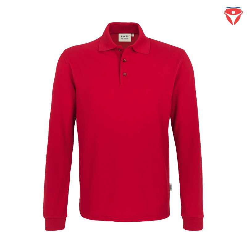 Hakro 815 Herren Longsleeve-Poloshirt Mikralinar