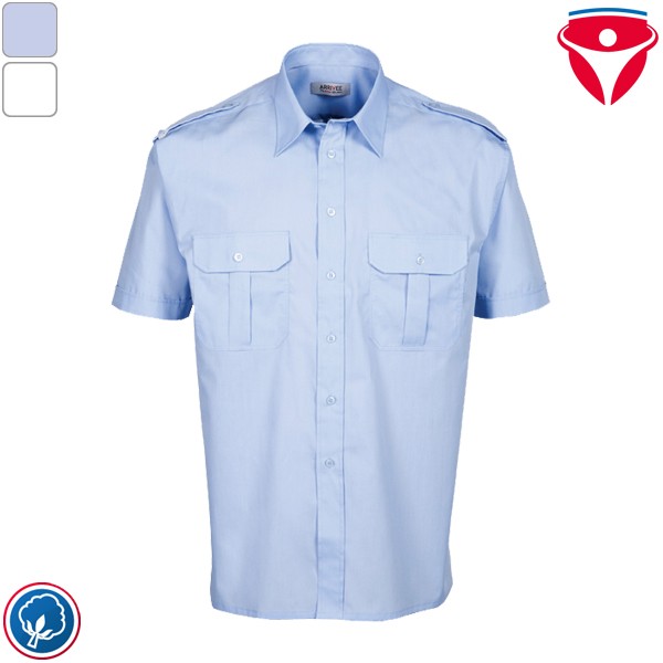 HaVeP Pilot Hemd kurzarm