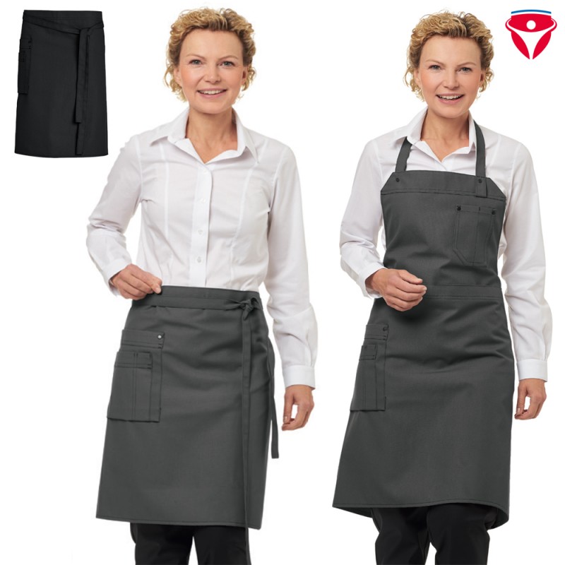 Leiber 11/2786 Latzschürze im Jeans-Style