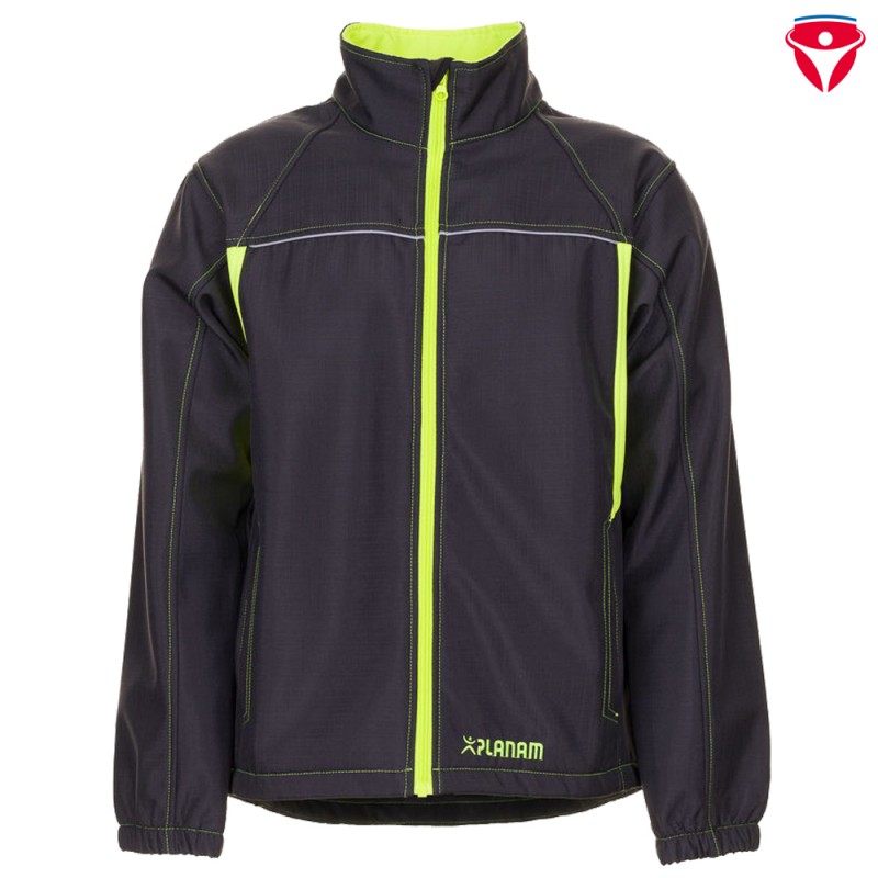 Planam Basalt Neon Softshell Jacke