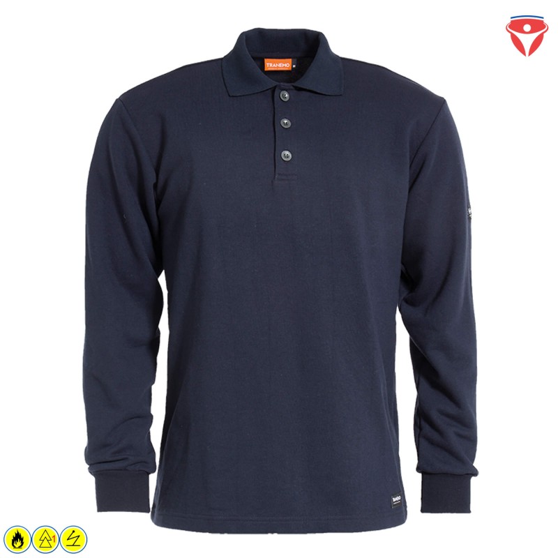 Tranemo 6371 89 FR Sweatshirt mit Kragen