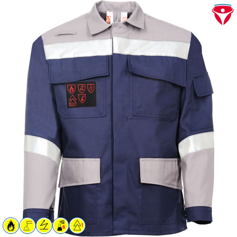 AsaTex MultiNorm Jacke mit Proban Ausrüstung | 5-fach zertifziert