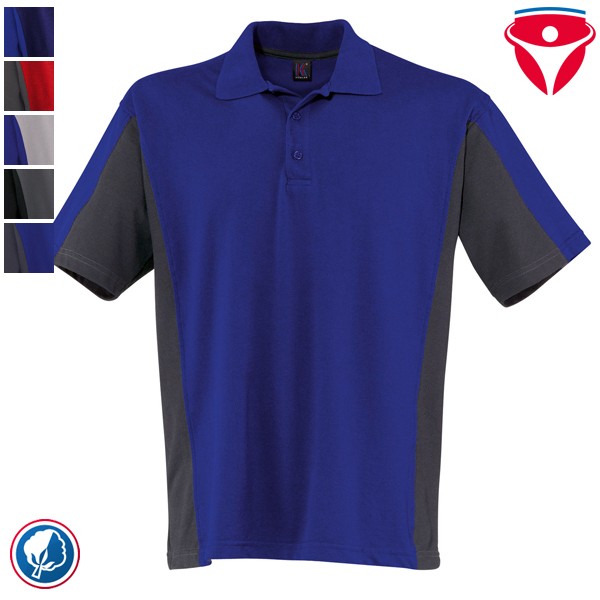Kübler 5019 Polo-Shirt zweifarbig