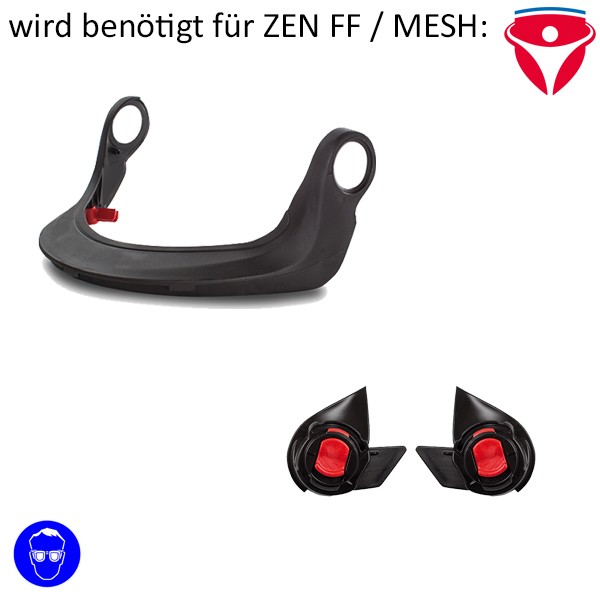 Kask ZEN FF Full Face Visor clear - klarsicht