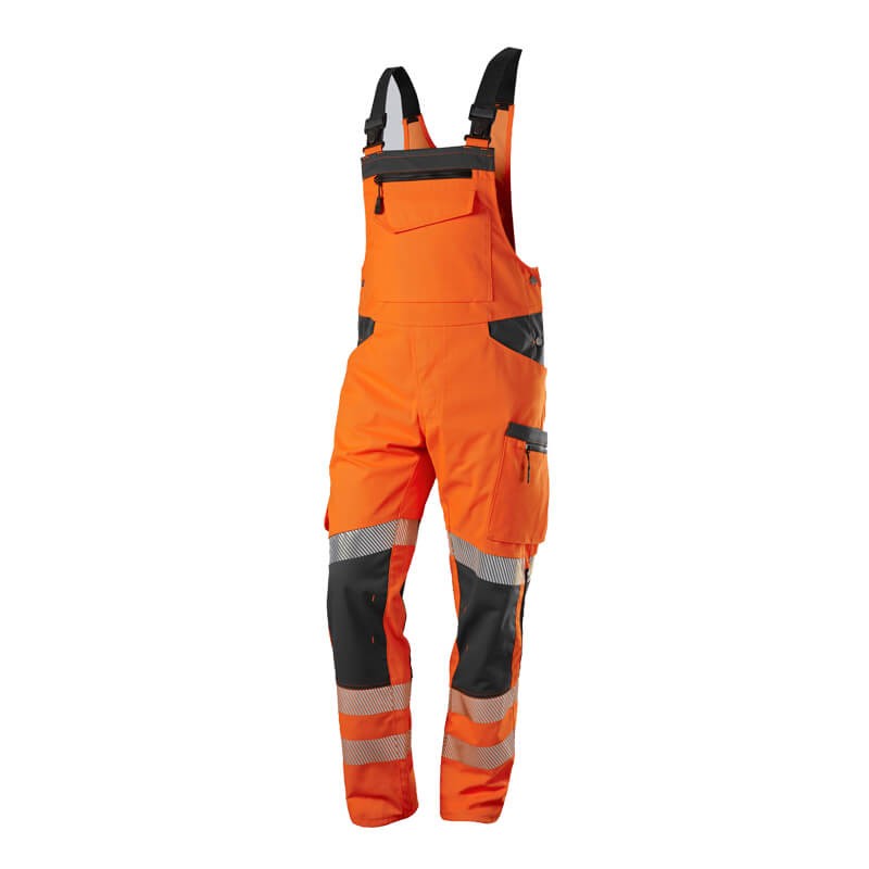 BP 2041 Hi-Vis STRETCH Warnschutz Latzhose