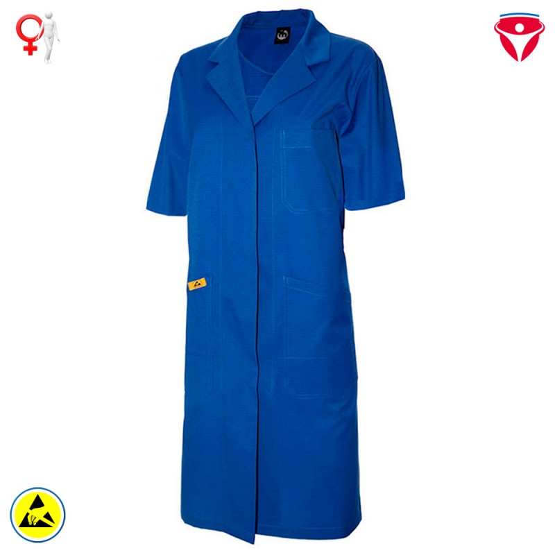 ESD Damen Mantel kurzarm feminin geschnitten