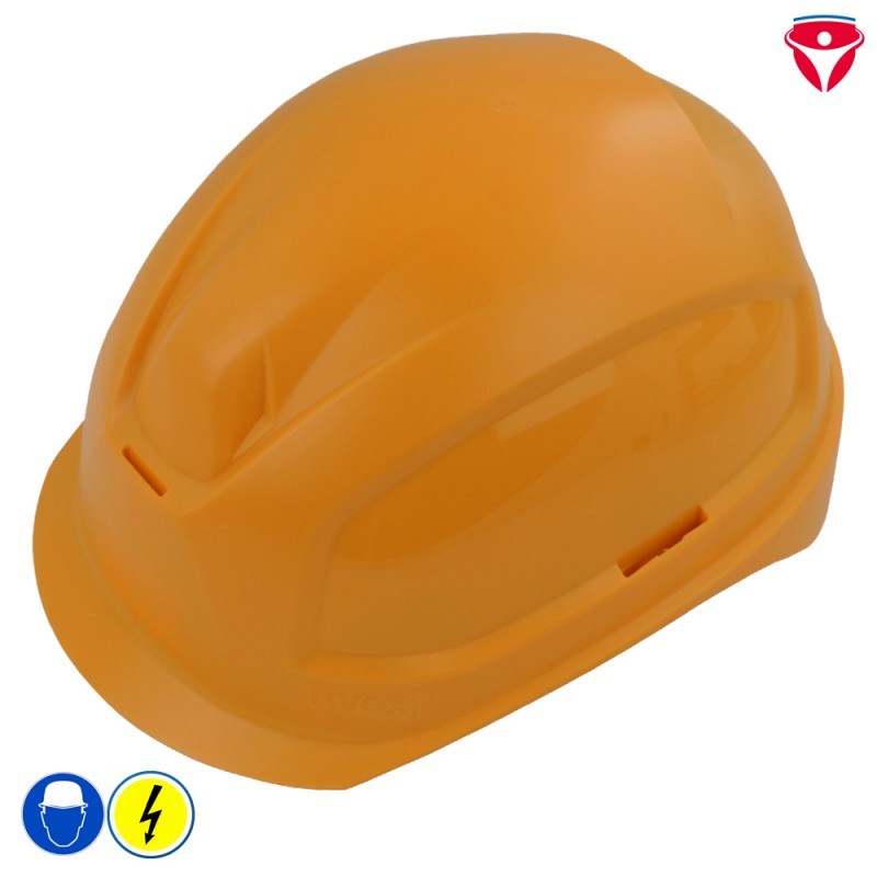 Uvex Elektriker Schutzhelm mit kurzem Schirm
