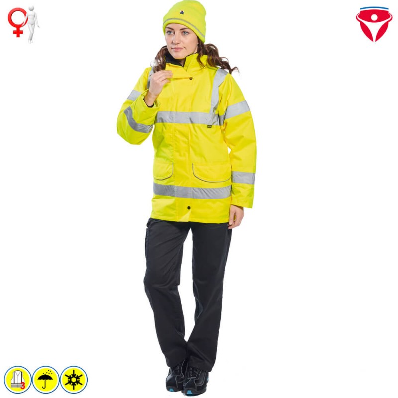 Winter Warnschutzjacke für Damen S360