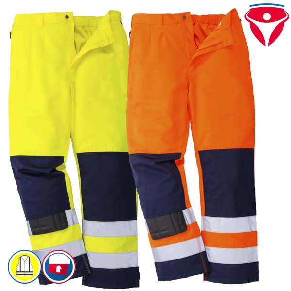 PortWest TX71 einfache Warnschutzhose Sevilla