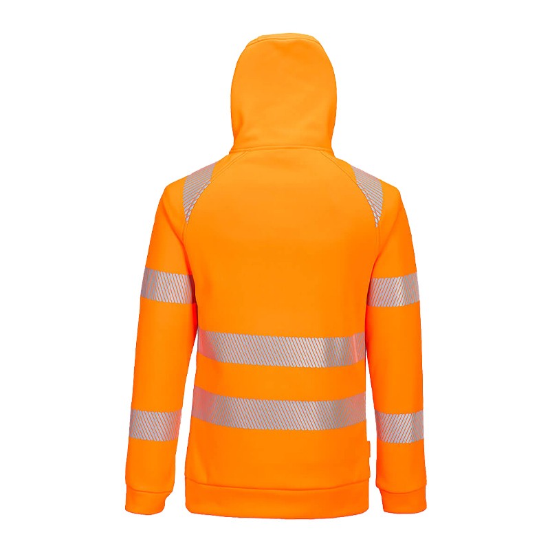 PortWest DX482 Warnschutz Kapuzen Sweat Shirt