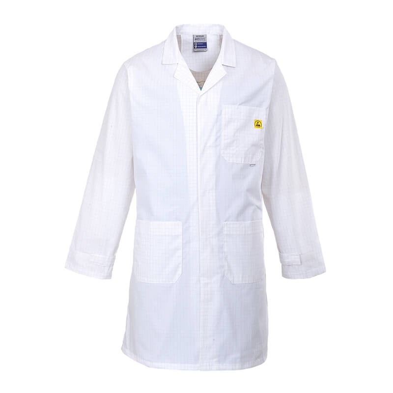 PortWest ESD / EPA Mantel AS10 antistatisch