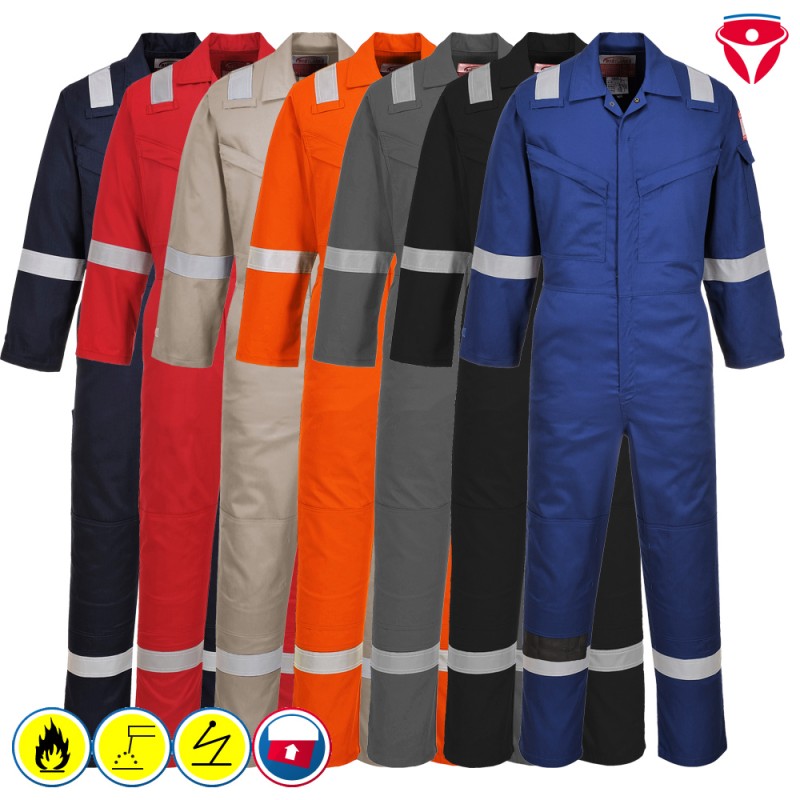 PortWest FR21 super leichter MultiNorm Overall BizFlame