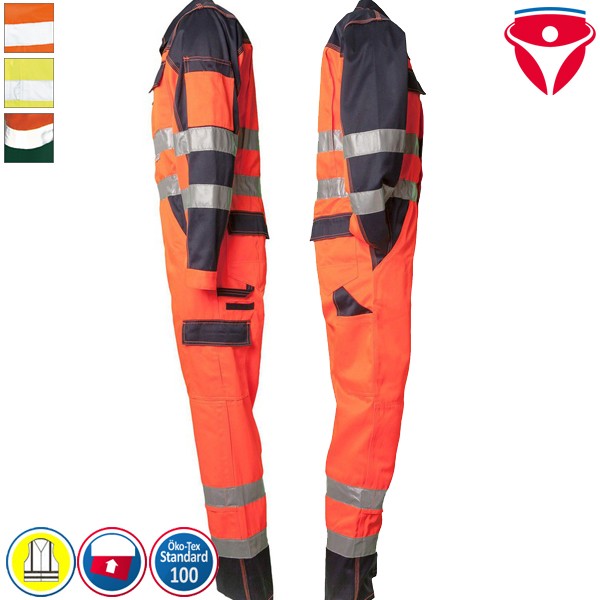 Planam Warnschutz Overall | zweifarbig