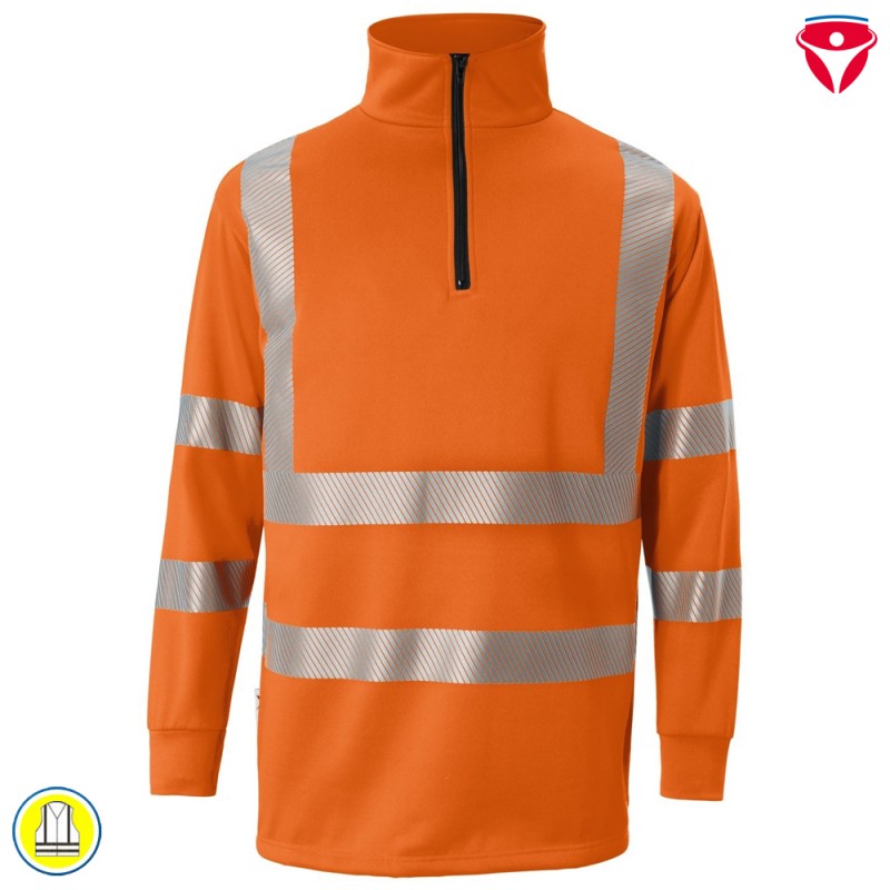 Kübler 5046 Reflectiq Zip Sweat-Shirt