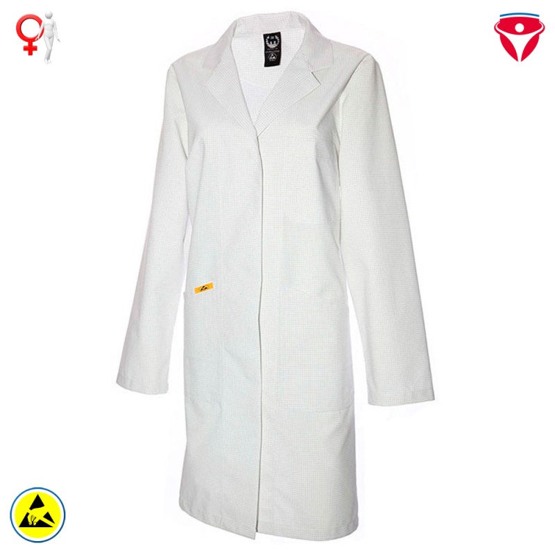 ESD Damen Mantel feminin geschnitten | weiss