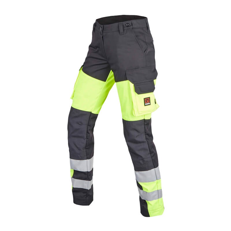 Rofa TeamWork Hi-Vis Damen Bundhose 570 2502